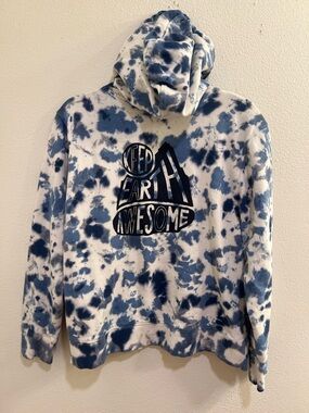 Mountain Hardwear "Keep Earth Awesome" tie-dye graphic hoodie